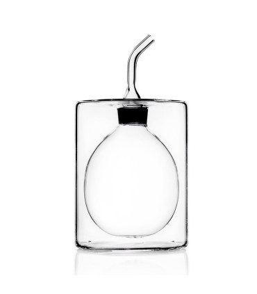 CILINDRO雙層玻璃橄欖油醋罐-低款