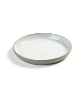 Dusk 手感拉坯餐瓷系列-弧型款小圓盤
