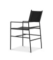New Jack 植鞣皮革扶手餐椅