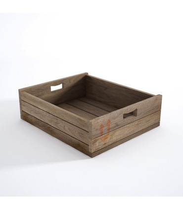 Atelier K 工坊系列圖紋淺置物木箱