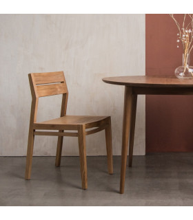EX1 設計原木座椅 (橡木/柚木)
