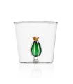 CACTUS 水杯 - 橙花綠色仙人球 