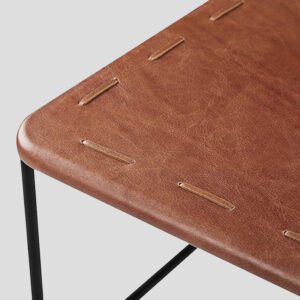 Outlaw 西部牛仔皮革邊桌