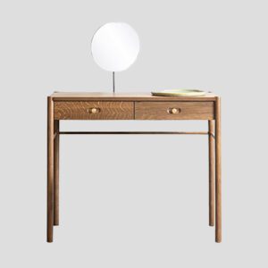 Balam 煙燻橡木對鏡梳妝桌