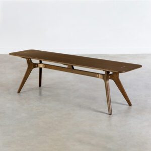 森森不息 擁抱地球月, 玄關, 長凳, Square Roots 英國設計家具, 工業風家具 Kiri 橡木長凳-18