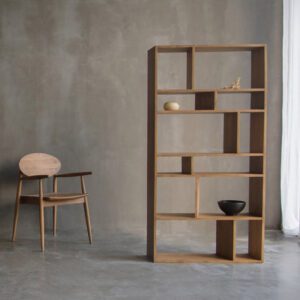 森森不息 擁抱地球月, 書架書櫃, Air Division 新加坡獲獎實木家具, 極簡設計家具 Array 層架-15