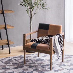 森森不息 擁抱地球月, 休閒椅, Karpenter 義大利設計家具, 北歐家具 | Vintage KATCHWORK 真皮拼接休間椅-14