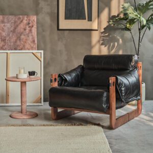 新品預購 Pre-Order Discount, 休閒椅, Mountain Living 家具系列, 當代設計家具 Fold 真皮休閒椅-20