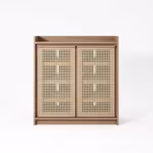 玄關, Karpenter 義大利設計家具, 北歐家具 | Vintage ROOTS 柚木藤编二門鞋櫃-14