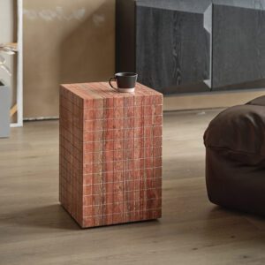 新品預購 Pre-Order Discount, 邊几, Mountain Living 家具系列, 當代設計家具 Matrix 方型洞石邊几-18