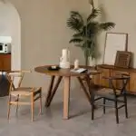 實木餐桌, dBodhi 工業風家具, 靈魂老柚木家具 Artisan 懷舊簡約圓餐桌-34