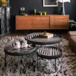 收藏 | 玩具 | 小物, 比利時原木實木家具｜Ethnicraft, 當代設計家具, Notre Monde 美國輕奢家飾 Midnight Chevron 玻璃托盤-7