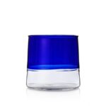 Ichendorf 米蘭設計玻璃製品 LIGHT多彩酒杯-寶藍色/透明-86