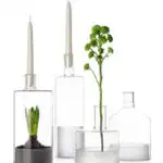 Ichendorf 米蘭設計玻璃製品 TOKIO溫室花器/燭台-高-22