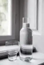 Menu Bottle Carafe 紅銅玻璃瓶（高）-16