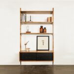 Summer Sale 夏日年中慶, 書架書櫃, District 8 摩登工業復古家具, 工業風家具 Theo煙燻橡木壁面層架組合(層板與拉門收納櫃組)-53