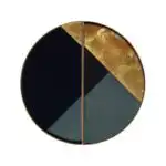 收藏 | 玩具 | 小物, 比利時原木實木家具｜Ethnicraft, 當代設計家具, Notre Monde 美國輕奢家飾 低奢拼色半月形金屬托盤-50