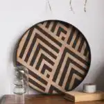 收藏 | 玩具 | 小物, 比利時原木實木家具｜Ethnicraft, 當代設計家具, Notre Monde 美國輕奢家飾 Graphite Chevron 漂流木托盤-92
