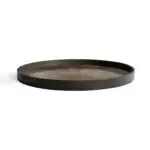 收藏 | 玩具 | 小物, 比利時原木實木家具｜Ethnicraft, 當代設計家具, Notre Monde 美國輕奢家飾 古銅年輪鏡面托盤-11