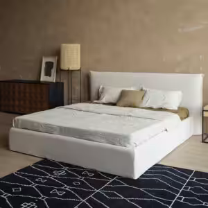 柚木床架｜實木床架, Mountain Living 家具系列, 當代設計家具 Roa 布面床架-22