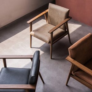 Vintage 斯堪地經典植鞣皮革休閒椅