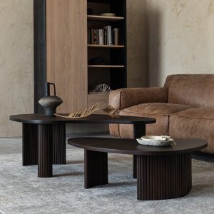 Boomerang 桃花心木咖啡桌