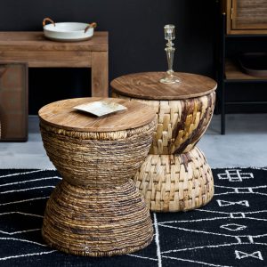 Rebana Bass 細條紋邊几