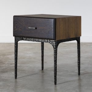 Kulu 焦燻橡木床頭櫃