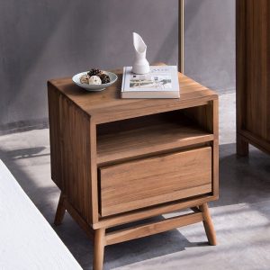 Twist 斯堪地雅趣抽屜式床頭櫃 - FSC老柚木