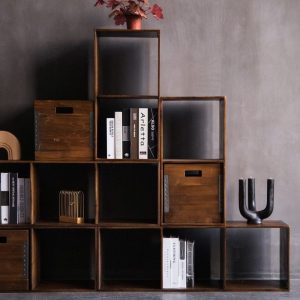 Home Solutions 金屬鉚邊穿透式儲物櫃