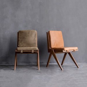 Tribute植鞣皮革餐椅