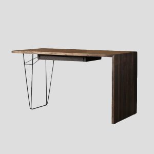 Flo 焦燻橡木一抽書桌