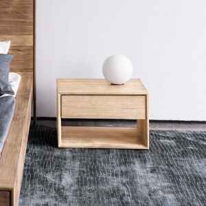 森森不息 擁抱地球月, 床頭櫃, 比利時原木實木家具｜Ethnicraft, 極簡設計家具 Nordic 床頭櫃-14